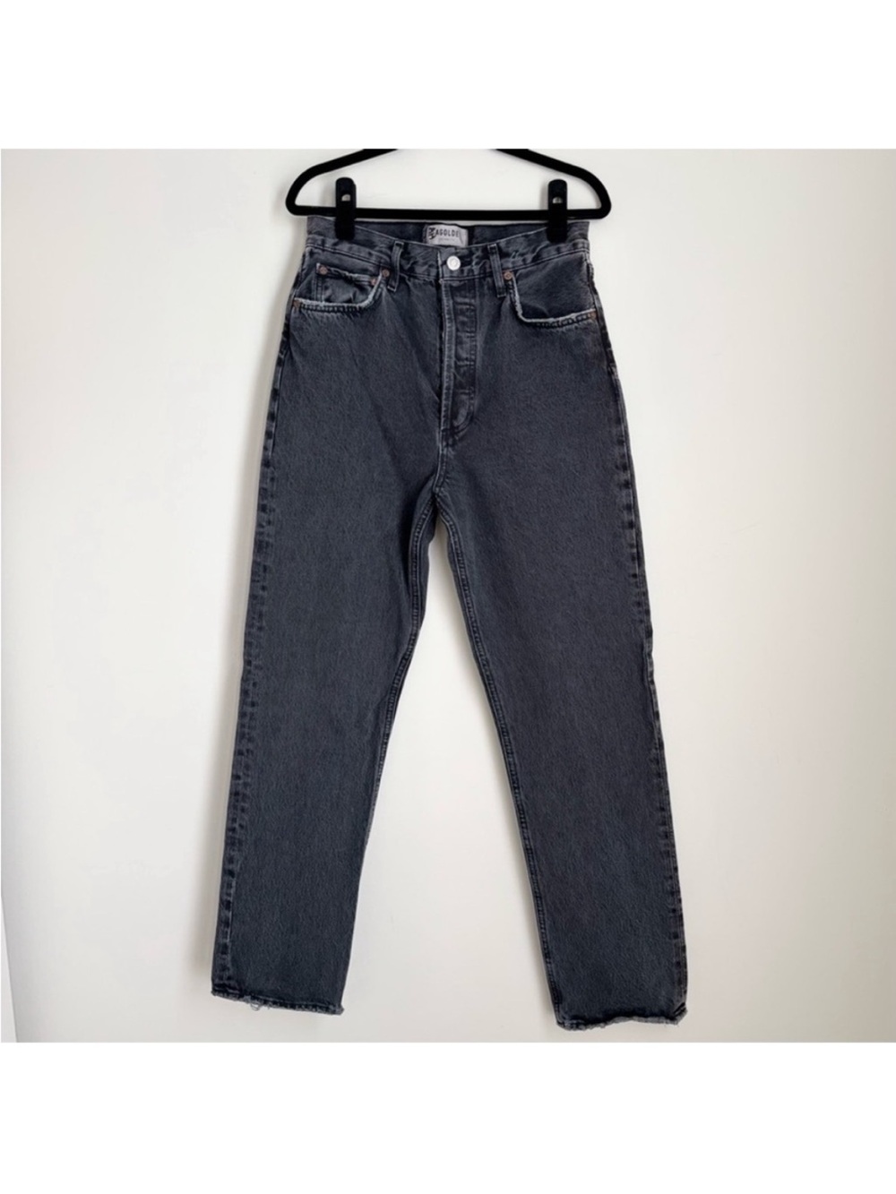 Agolde 90s pinch waist jeans black tea